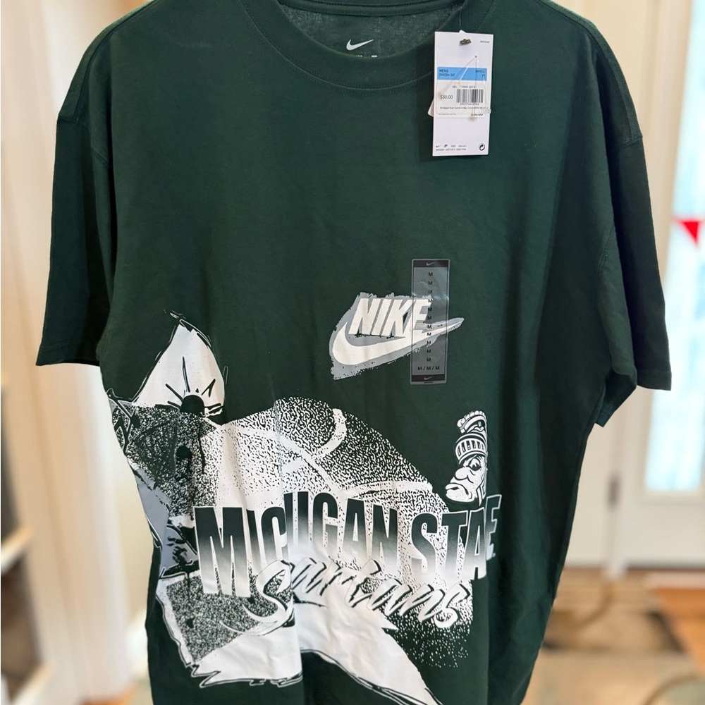 Nike Dark Green Michigan State Spartans Tee - NWT